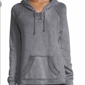 Vintage Havana gray acid wash sweatshirt